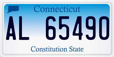 CT license plate AL65490