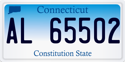 CT license plate AL65502