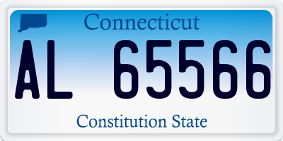 CT license plate AL65566