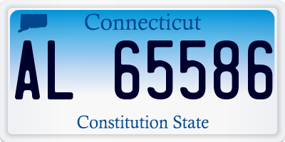 CT license plate AL65586