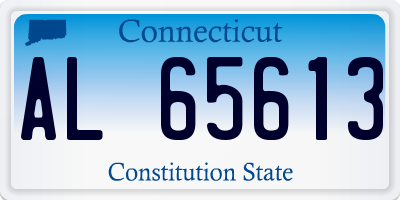 CT license plate AL65613