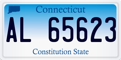 CT license plate AL65623