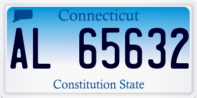 CT license plate AL65632