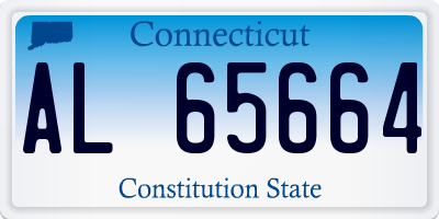 CT license plate AL65664