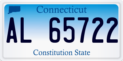 CT license plate AL65722