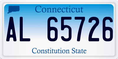 CT license plate AL65726