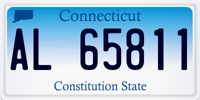CT license plate AL65811