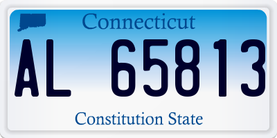 CT license plate AL65813