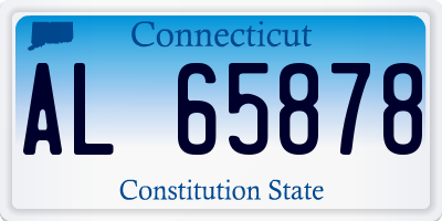 CT license plate AL65878