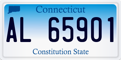 CT license plate AL65901