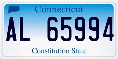 CT license plate AL65994