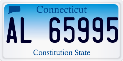 CT license plate AL65995