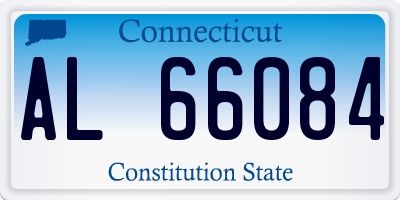 CT license plate AL66084