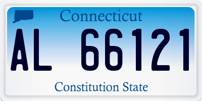 CT license plate AL66121