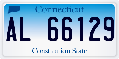 CT license plate AL66129