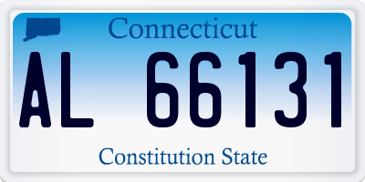 CT license plate AL66131
