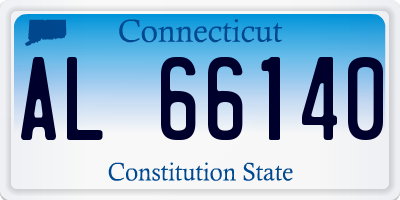 CT license plate AL66140
