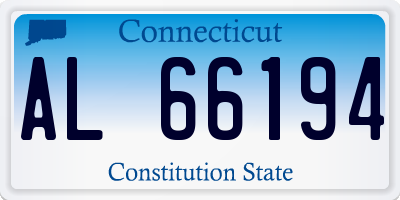 CT license plate AL66194