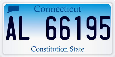 CT license plate AL66195
