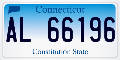 CT license plate AL66196