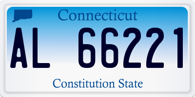 CT license plate AL66221