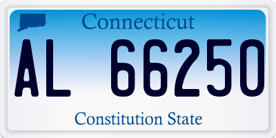 CT license plate AL66250
