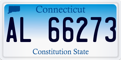 CT license plate AL66273