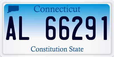 CT license plate AL66291