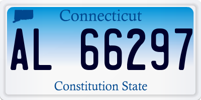 CT license plate AL66297