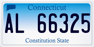 CT license plate AL66325