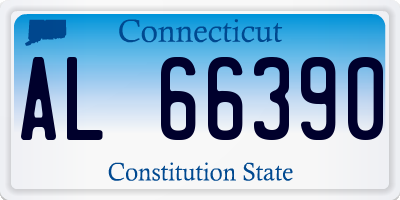 CT license plate AL66390