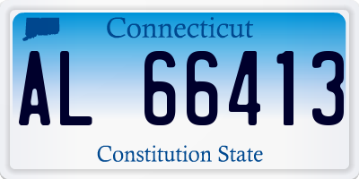 CT license plate AL66413