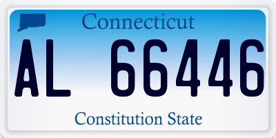 CT license plate AL66446