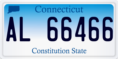 CT license plate AL66466