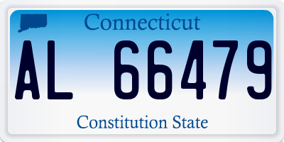 CT license plate AL66479