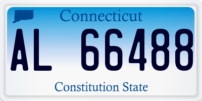 CT license plate AL66488