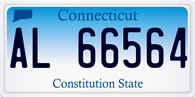 CT license plate AL66564