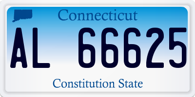 CT license plate AL66625