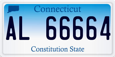 CT license plate AL66664
