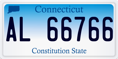 CT license plate AL66766