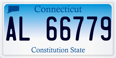 CT license plate AL66779