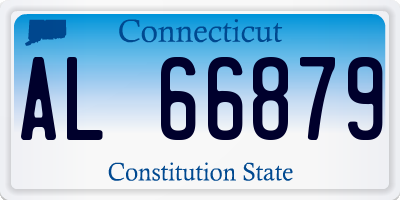 CT license plate AL66879