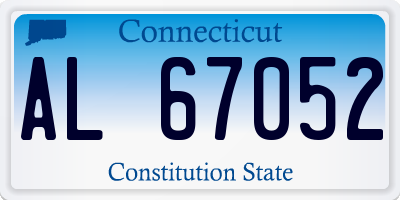 CT license plate AL67052
