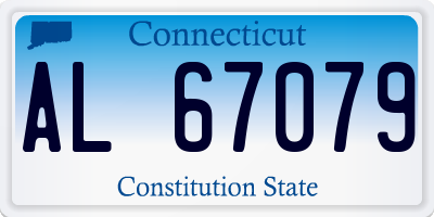 CT license plate AL67079