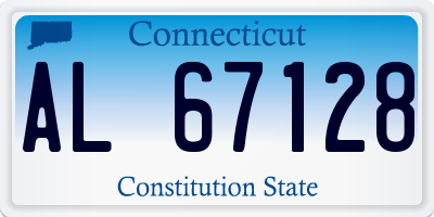 CT license plate AL67128