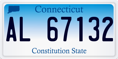 CT license plate AL67132