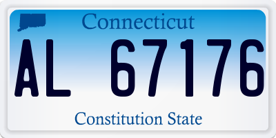 CT license plate AL67176