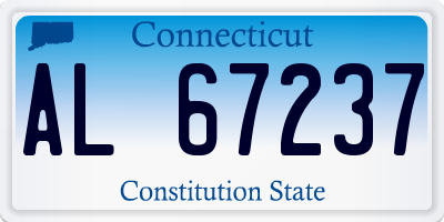 CT license plate AL67237