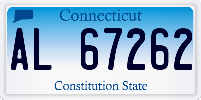 CT license plate AL67262