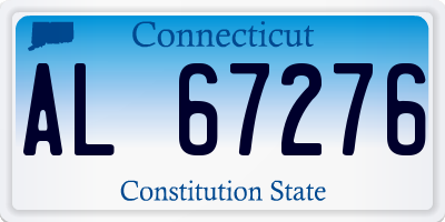 CT license plate AL67276